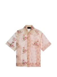 Simone Rocha floral-motif Boxy Shirt Neutrals at Farfetch
